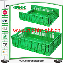 Caisse de stockage en plastique pliable et empilable